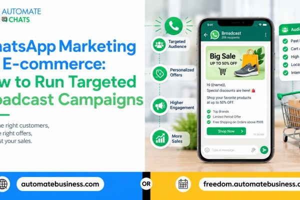 WhatsApp Marketing for E-commerce: How to Run Targeted Broadcast Campaigns