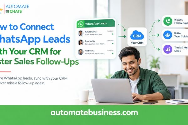 How to Connect WhatsApp Leads With Your CRM for Faster Sales Follow-Ups