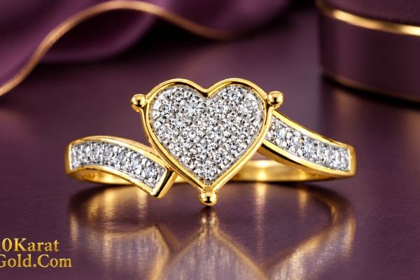 Shop 10K 14K Diamond Gold Ring for Women in Texas USA–10 Karat Gold