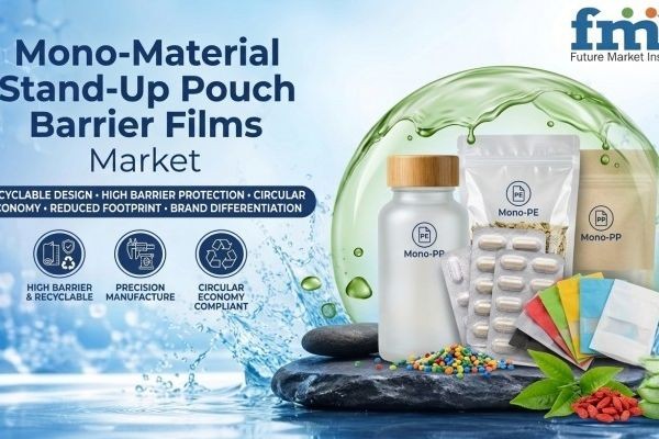 Mono-Material Stand-Up Pouch Barrier Films Market Forecast Shows Increasing Adoption Across Food And Home-Care Products