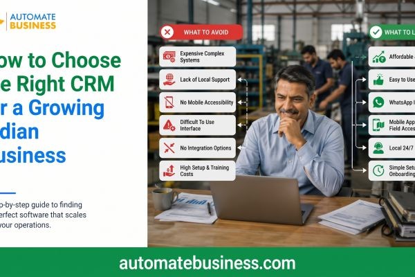How to Choose the Right CRM for a Growing Indian Business