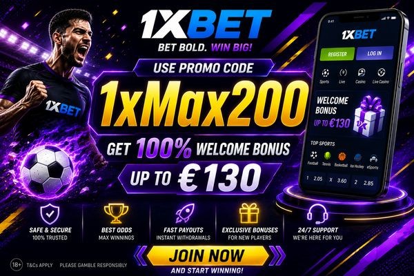 Premium 1xBet Promo Code 2027 → For New Players