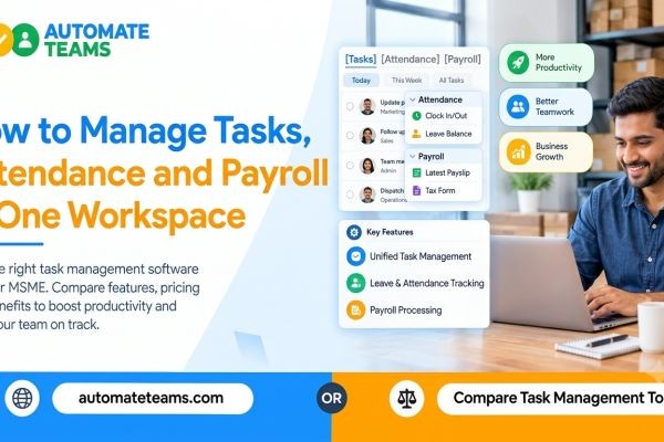 How to Manage Tasks, Attendance and Payroll in One Workspace