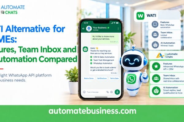 WATI Alternative for MSMEs: Features, Team Inbox and AI Automation Compared