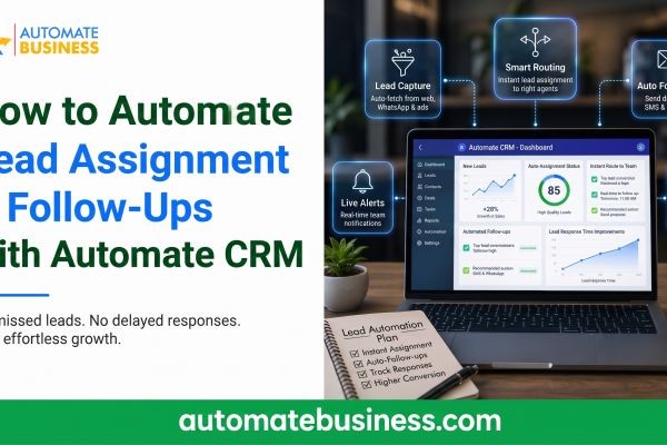 How to Automate Lead Assignment and Follow-Ups with Automate CRM